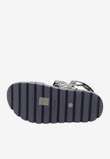 Tory Burch Mellow Sport T Monogram Flat Sandals Navy 184016430_TMONOPERFECTNAVY_66335822