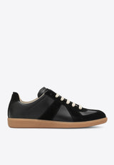 Maison Margiela Replica Leather Low-Top Sneakers Black S57WS0236P1895/T_MARGI-H6851