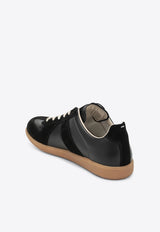 Maison Margiela Replica Leather Low-Top Sneakers Black S57WS0236P1895/T_MARGI-H6851