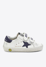 Golden Goose DB Kids Boys Old School Leather Sneakers White GTF00111GF000418/T_GOLDE-10304