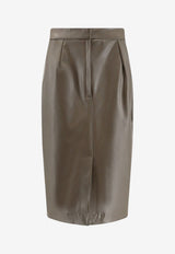 Stella McCartney Alter Mat Pencil Skirt Brown 6301833GU3002801_Mud_70014737