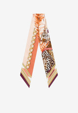 Ferragamo Felindra Print Silk Bandeau Scarf Multicolor 321280795097ROSA_Rosa_67481142