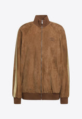 Miu Miu Waxed Suede Leather Jacket Brown MPW026OOO19QL/T_MIU-F0046