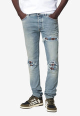 Amiri MX1 Distressed Jeans Blue AMBMJE1152DE/T_AMIRI-497