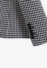 Pied De Poule Houndstooth Blazer