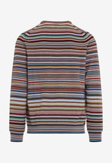 Fine Knit Striped Sweater