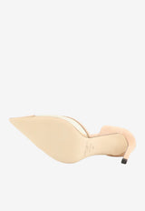 Jimmy Choo Brigitte 100 Mesh and Suede Pumps Biege BRIGITTE100SMSCHAI_CHAI_67481174