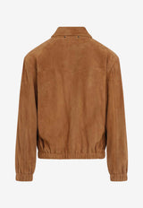 Oversized Suede Leather Jacket