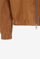 Oversized Suede Leather Jacket