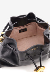 Jimmy Choo Small Cinch Leather Shoulder Bag Black CINCHSMALLGUVBLACKGOLD_Blackgold_67481212