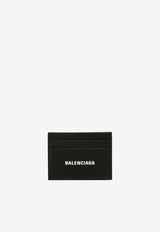 Balenciaga Embossed Logo Leather Cardholder Black 5943091IZI31090_Blackwhite_70149663