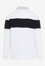 Long-Sleeved Logo Polo T-shirt