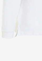 Long-Sleeved Logo Polo T-shirt