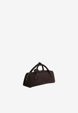 Alaïa Le Teckel Suede Handbag Dark Brown AA1S06026CA328U15_BRUN FUME_70149678