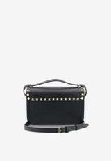 Valentino Rockstud Leather Shoulder Bag Black 9W2B0T76VSF0NO_Black_70014537