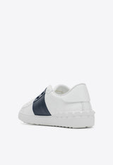 Valentino Open Leather Low-Top Sneakers White 9Y2S0830BLU/T_VALE-M15