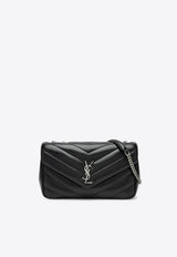 Saint Laurent Medium Loulou Quilted Leather Shoulder Bag Black 801439AAE4Y/T_YSL-1000