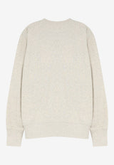 Isabel Marant Etoile Rise Embroidered Logo Sweatshirt Ecru SW0061FAD3M04E23EC_Ecru_70014523