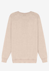 Brunello Cucinelli Cashmere Crewneck Sweater Beige M2300100CLB17_CAMELCHIARONEBBIA_70014710