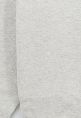 Brunello Cucinelli Cashmere Crewneck Sweater Gray M2200100CCJ72_NEBBIAROCCIA_70014714