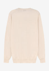 Brunello Cucinelli V-neck Cashmere Sweater Beige M2200162CEP23_BURRONEBBIA_70014828