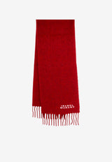 Isabel Marant Firmy Alpaca Blend Fringed Scarf Red EC002XFBA4C04A80BY_BURGUNDY_70149665