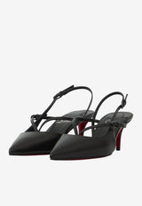 Christian Louboutin Twistissimo 60 Slingback Pumps Black 3260078-B439-BLACK