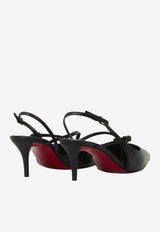 Christian Louboutin Twistissimo 60 Slingback Pumps Black 3260078-B439-BLACK