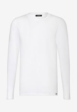 Tom Ford Long-Sleeved Basic T-shirt White T4M141410100_WHITE_70014232
