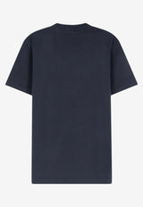 Dolce & Gabbana Ribbed-Trim Crewneck T-shirt Navy G8TW5TFU7EQB0665_BLU SCURISSIMO_70014342