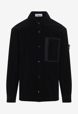 Logo Patch Corduroy Overshirt