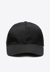 Prada Triangle Logo Baseball Cap Black 2HC2742DMI/T_PRADA-F0002