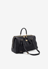 Dolce & Gabbana Medium Vittoria Calf Leather Handbag Black BB7844A084180999_Black_70014488