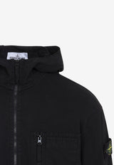 Logo Patch Classic Zip-Up Hoodie