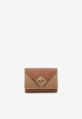Fendi FF Diamonds Micro Tri-Fold Wallet Beige 8M0559ALV4F1URW_SANDSELLIEROS_70026717