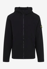 Logo Patch Zip-Up Hoodie