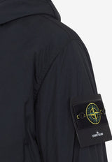 Logo Patch Nylon Bomber Jacket