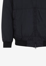 Logo Patch Nylon Bomber Jacket