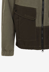 High-Neck Utility Jacket