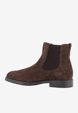 Tod's Suede Leather Ankle Boots Brown XXM75L00P20RE0S800_Brown_70014115