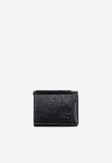 Tom Ford TF Logo Croc-Embossed Leather Wallet with Money Clip Black YT340LGO050L1N001_BLACK_70166495