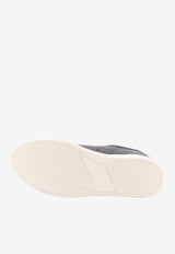 Kiton Ciro Paone Iconic Stitch Low-Top Sneakers Gray USSA421N0151707GRIGIOSCURO_GRIGIOSCURO_70014199