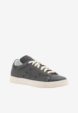 Kiton Ciro Paone Iconic Stitch Low-Top Sneakers Gray USSA421N0151707GRIGIOSCURO_GRIGIOSCURO_70014199