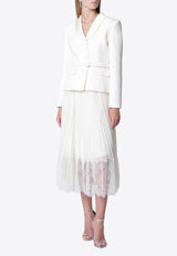 Self-Portrait Bouclé Midi Dress Cream PF26-144MPL/T_SELF-C