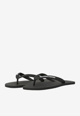 Christian Louboutin Summer Loubi Flip Flops Black 3260229--BK01