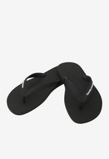 Christian Louboutin Summer Loubi Flip Flops Black 3260229--BK01