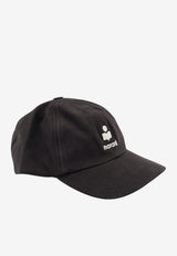 Isabel Marant Tomas Logo Baseball Cap Black CQ053XFAD1C05A02FK_FADED BLACK_70166785