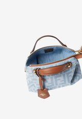 Fendi Mini By The Way FF Jacquard Canvas Bag Light Blue 8BS098AY6QF1WM6_DENIM CHSELLIEROS_70026707