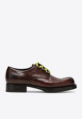 Prada Aged Leather Derby Shoes Brown 2EF056X0013ZQE/T_PRADA-F0324