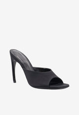The Attico Betta 95 Satin Mules Black 260WSH00886EEE106AA100_BLACK_70166703